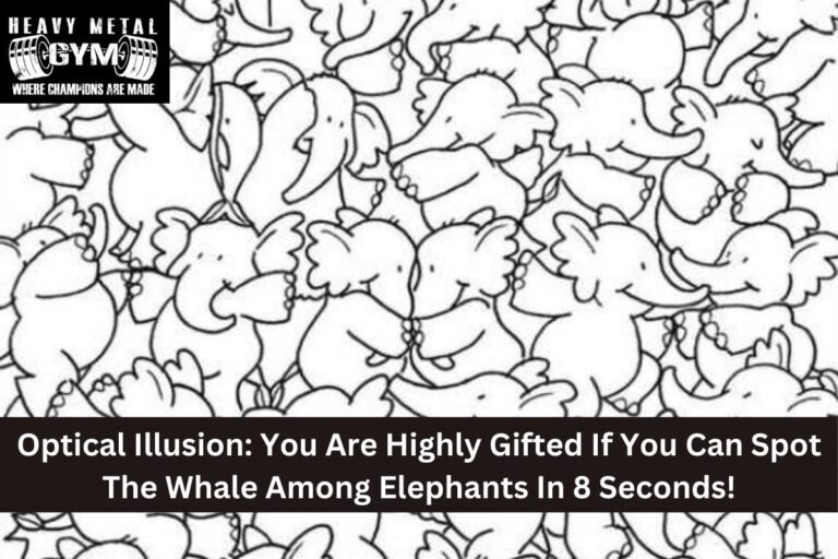 Optical Illusion: You Are Highly Gifted If You Can Spot The Whale Among Elephants In 8 Seconds!