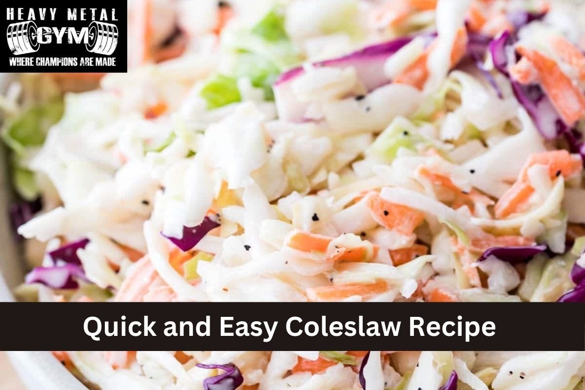 Quick and Easy Coleslaw Recipe
