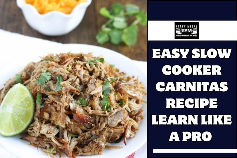 Easy Slow Cooker Carnitas Recipe Learn Like a Pro